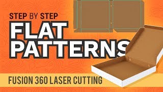 Fusion 360 Flat Patterns and Box Design [upl. by Burgess333]