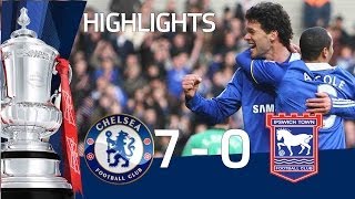 Chelsea 70 Ipswich  The FA Cup 3rd Round  090111 [upl. by Henrieta]