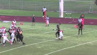 Spring Football Highlights Hallandale vs American High [upl. by Dunc]