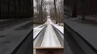 Pokagen State Park Toboggan [upl. by Anaiek]