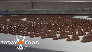 See How Hershey’s Kisses Are Made In The Sweetest Place On Earth  TODAY [upl. by Ahsitam]