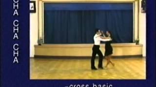 Chacha dance steps 04 Cross basic [upl. by Uund]