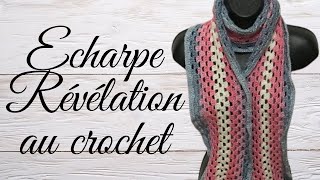 Comment faire une écharpe facile au crochet  tuto en pas à pas [upl. by Rubinstein]