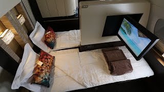 Etihad A380 First Class Apartment Full Video inflight experience [upl. by Nnod]