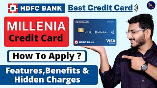 HDFC Bank Millennia Credit Card  Hidden Charges Features amp Benefits [upl. by Ellennaj829]