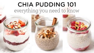 CHIA PUDDING 101 ‣‣ How to Make It Health Benefits amp More [upl. by Vasti]