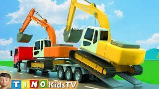 Trucks For Kids  George The Giant Dump Truck Visits Gecko  Geckos Garage  Vehicles For Kids [upl. by Aleekat867]