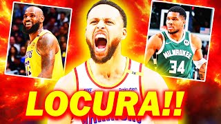 LA LOCURA DE CURRY EL MEJOR BASE DE LA HISTORIA LAKERS BUCKS Y SUNS [upl. by Justinian]