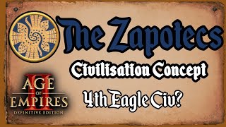 The Zapotecs  AoE2 Civilisation Concept including tech tree [upl. by Yracaz]