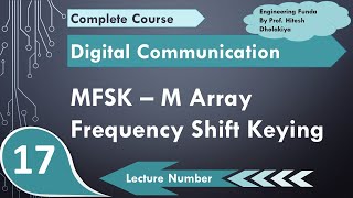 M Array Frequency Shift Keying MFSK Basics Signals Bits Calculation Example amp Application [upl. by Aitahs]