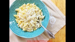 Pasta e Ricotta  Rossellas Cooking with Nonna [upl. by Guzel227]