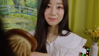 Soothing Hair Brushing amp Scalp Massage💛 ASMR [upl. by Adnarem]