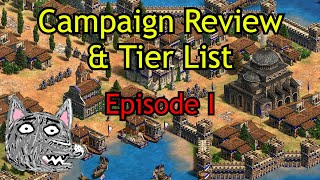 AoE2 DE Campaign Review amp Tier List  Episode I [upl. by Ordnasela758]