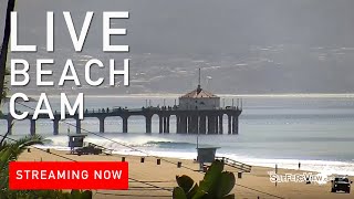 Live Surf Cam Manhattan Beach California [upl. by Vershen]