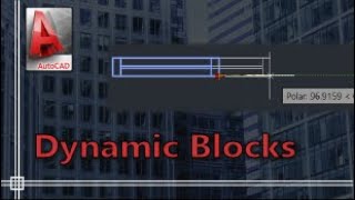 Autocad  Dynamic Blocks [upl. by Ahsinan]