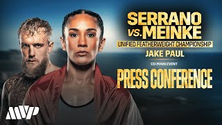 AMANDA SERRANO amp JAKE PAUL PRESS CONFERENCE LIVESTREAM [upl. by Sena884]