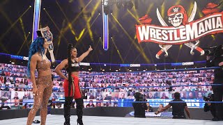 Bianca Belair reflects on her historic decision to battle The Boss at WrestleMania [upl. by Ynalem]