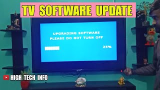 HOW TO UPDATE  UPGRADE TV SOFTWARE  TV FIRMWARE UPDATE [upl. by Eilrebmik681]