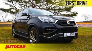 SsangYong Rexton  First Drive  Autocar India [upl. by Attenoj]