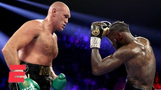 Tyson Fury beats Deontay Wilder via TKO  Boxing on ESPN [upl. by Gherardo]