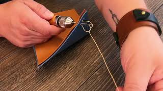 Using the Speedy Stitcher Sewing Awl [upl. by Brennen516]