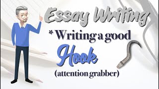 ESL Writing  How to write a HOOK Essay writing [upl. by Frohman659]