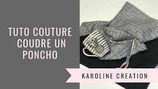 Tuto couture  coudre un poncho [upl. by Ibrik]