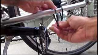 How to install Garmin GSC10 speed  cadence sensor in your bike [upl. by Anirtep]