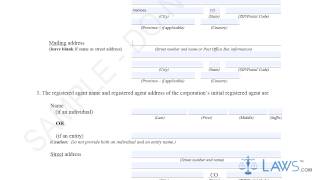 Articles of Incorporation for a Profit Corporation Sample [upl. by Accem94]