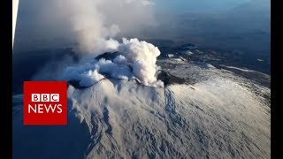 Mount Etna has flank eruption  BBC News [upl. by Sandry]