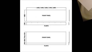 Waterproof and solid Bath Panels [upl. by Lois758]