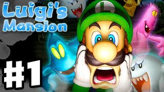 Luigis Mansion  3DS Gameplay Walkthrough Part 1  Area 1  Chauncey Nintendo 3DS [upl. by Anyehs727]