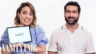 Kumail Nanjiani amp Natalie Morales Teach You Urdu and Miami Spanish Slang  Vanity Fair [upl. by Ellebyam]