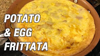 How to Make Potato Onion amp Egg Frittata [upl. by Kloster670]