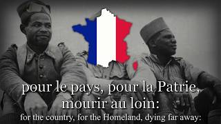 quotLe Chant des Africainsquot  French Military March [upl. by Atorod163]