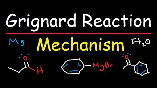 Grignard Reagent Synthesis Reaction Mechanism  Organic Chemistry [upl. by Harac]