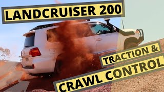 Landcruiser 200  EVERYTHING you need to know about Crawl Control Multiterrain Select Turn Assist [upl. by Wilkison]