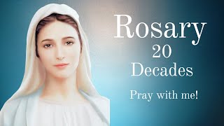 Rosary Prayers  20 Decade Rosary  All Mysteries [upl. by Idnerb]