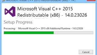 How to Download and Install Visual C Redistributable Packages for Visual Studio 2015 [upl. by Oremo115]