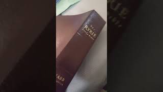 Ryrie Study Bible NASB Genuine Leather Review [upl. by Shela]