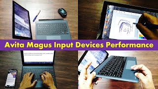 Avita Magus Laptop Input Devices  How they Work  Stylus Keyboard Mouse Finger Touch [upl. by Calabresi359]