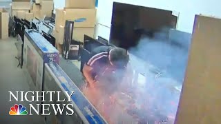 Exploding ECigarette Sparks Concern  NBC Nightly News [upl. by Ellenrahc]