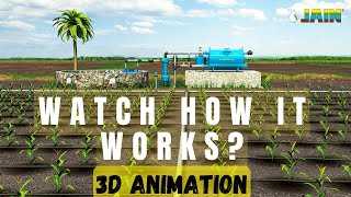 Drip Irrigation System  How It Works  Layout Animation [upl. by Seline625]