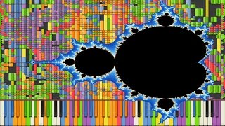 Black MIDI Synthesia – Fractal Images 1 million  TheSuperMarioBros2 [upl. by Einal]