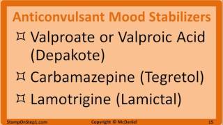 Antipsychotics Mood Stabilzers Anxiolytics [upl. by Nlyak]