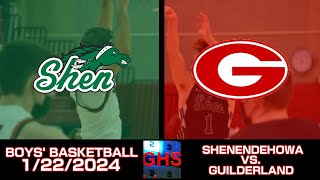 09 Boys Basketball Shenendehowa at Guilderland [upl. by Eanerb]