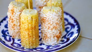 ELOTES  Mexican Corn on the Cob  Street Style Recipe [upl. by Survance]