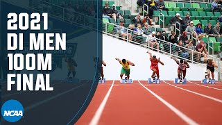 Mens 100m  2021 NCAA track and field championship [upl. by Yi]