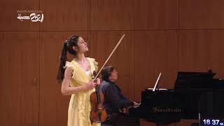 María Dueñas  Menuhin Competition Richmond 2021 Senior SemiFinals [upl. by Noillid]