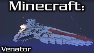 Minecraft Star Wars Star Destroyer Tutorial Venator 120th Scale [upl. by Adnaral764]